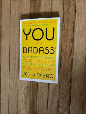 You Are a Badass by Jen Sincero - Yellow Inspirational Book